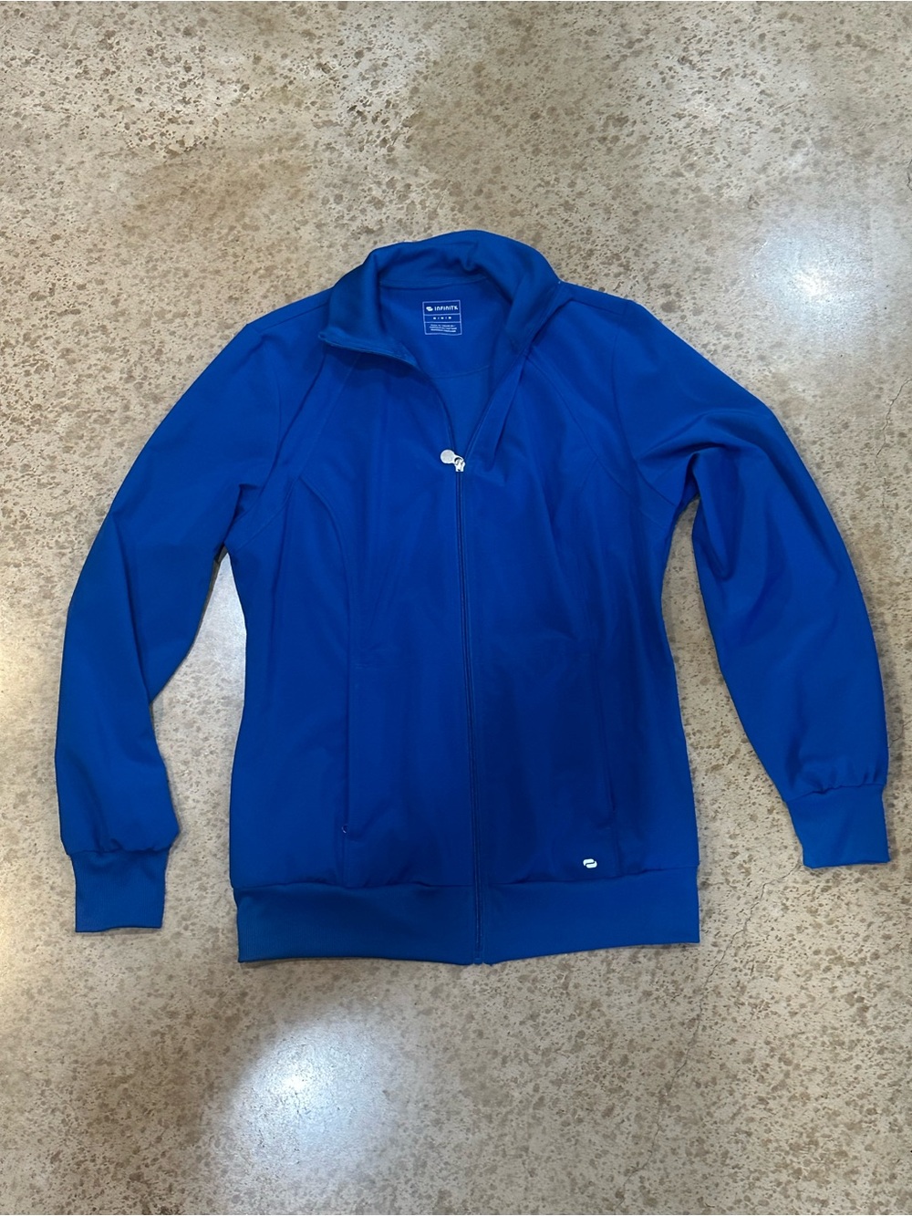 Women's Royal Blue Scrub Jacket by Nfinity